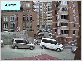 Параметры аналоговых камер CCTV
